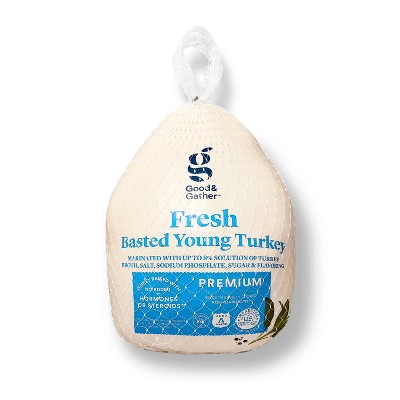 Premium Basted Young Turkey - Frozen - 10-16lbs - Price Per Lb