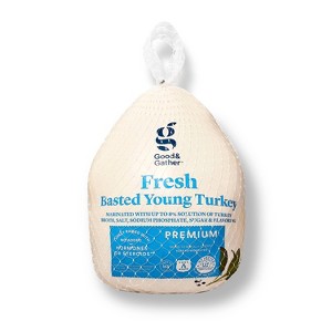 Premium Fresh Basted Young Turkey - 10-16lbs - priced per lb - Good & Gather™ - 1 of 3
