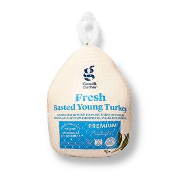Premium Fresh Basted Young Turkey - 10-16lbs - priced per lb - Good & Gather™