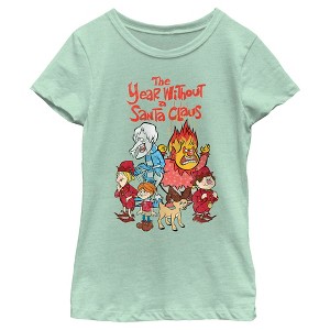 Girl's The Year Without a Santa Claus Group Shot T-Shirt - 1 of 4