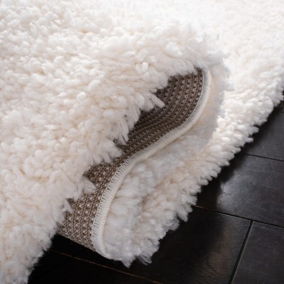 Fontana Gray and White Shag 4' x 6' Area Rug