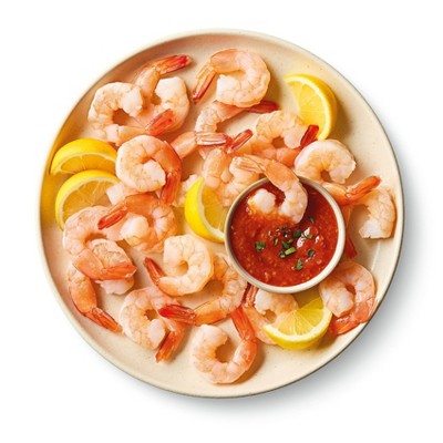 Jumbo Tail-On, Peeled, Deveined Cooked Shrimp - Frozen - 26-30ct/lb - 2lbs - Good & Gather™