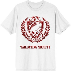 American Football Tailgating Society Adult Crew Neck Short Sleeve Tee - 1 of 2