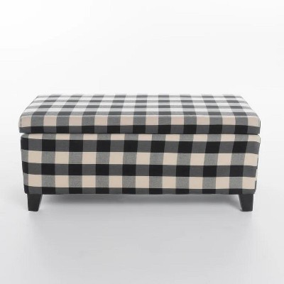 NicBex Modern 39" Storage Bench with Wood Frame for Bedroom and Entryway