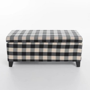 NicBex Modern 39" Storage Bench with Wood Frame for Bedroom and Entryway - 1 of 4