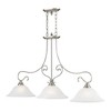 Livex Lighting Coronado 3 - Light Island Pendant Light in  Brushed Nickel - 4 of 4