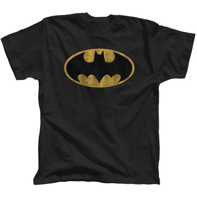 DC Comics Batman Vintage Wash Short Sleeve T-Shirt Toddler Boy to Youth Boy, 1 of 3