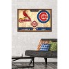 Trends International MLB Rivalries - St. Louis Cardinals vs Chicago Cubs Framed Wall Poster Prints - 2 of 4