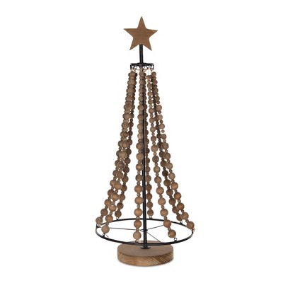 Melrose Beaded Wood Holiday Tree