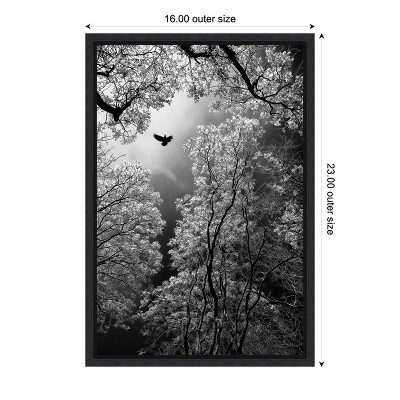 Amanti Art Flight by Goran Stamenkovic Canvas Wall Art Print Framed 16-in. x 23-in.