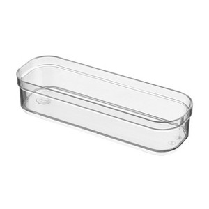 iDesign Drawer Organizer Bin - Set of 3 - Clear - 1 of 4