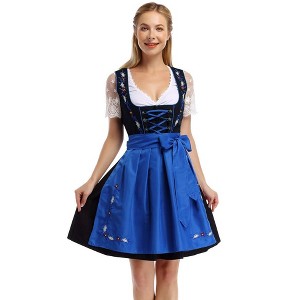 MISSKY Women's Dress 2 Pieces  Dress Costumes for Carnival Halloween - 1 of 3