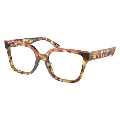 Tory Burch TY 2148U 2000 Womens Square Eyeglasses Tortoise Coral 52mm