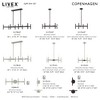 Livex Lighting Copenhagen 5 - Light Chandelier in  Bronze - 3 of 4
