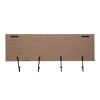 Transpac Wood 17.76 in. Spring Mod Pattern Hook Wall Decor - 3 of 4