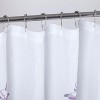 Dainty Home 3D Printed Textured Waffle Weave 13 Piece Shower Curtain Set - 2 of 4