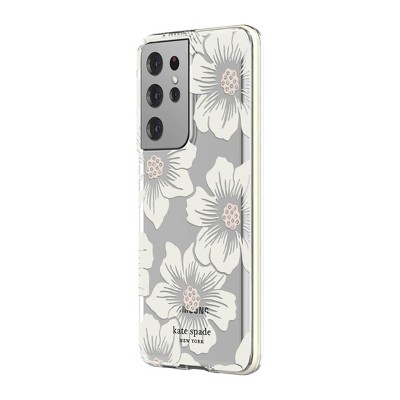 Kate Spade New York Samsung Galaxy S21 Ultra Defensive Hardshell Case -  Hollyhock Floral