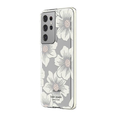 Kate Spade New York Samsung Galaxy S21 Ultra Defensive Hardshell Case - Hollyhock Floral