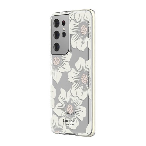 Kate Spade New York Samsung Galaxy S21 Ultra Defensive Hardshell Case - Hollyhock Floral
