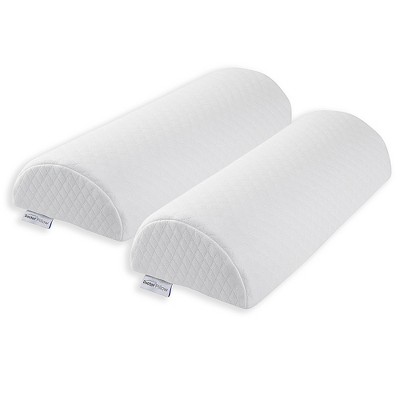 Purify Bolster Pillow Lumbar Semi Roll - Effectively Supports Legs, Knees,  Lower Back, Ankles : Target