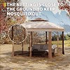 Nasitip Outdoor Canopy Tent With Mosquito Netting, Pop Up Instant Gazebo Waterproof With Portable Carrying Bag - 4 of 4