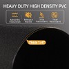 BalanceFrom Fitness  4 x 6 Feet 1/4 Inch Thick High Density Easy Maintenance Gym Equipment Mat for Floor Protection from Heavy Gym Equipments, Black - 4 of 4