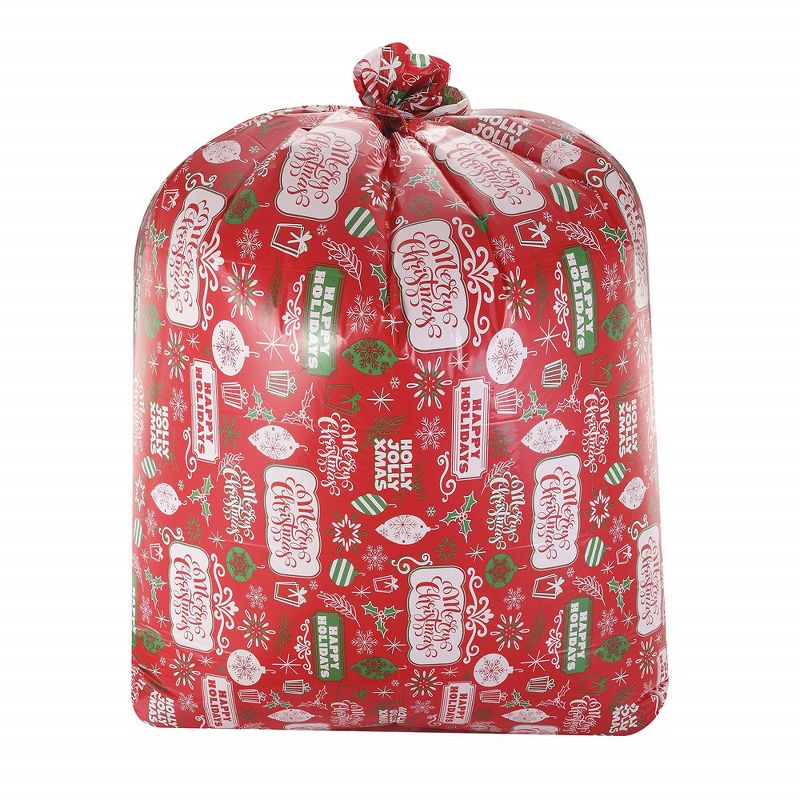 JOYIN  2pcs Jumbo Christmas Gift Bags with Gift Tags 60x72in, 4 of 7