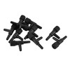 Unique Bargains Aquarium Plastic 2 Way Design Air Line Tubing Flow Control Valve 10 Pcs - 3 of 3