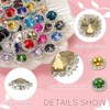 Unique Bargains DIY Craft Clothing Shoe Hat Bag Button Decor Claw Gem Rhinestones 32 Pcs - 3 of 4