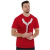 Ugly Christmas Santa Claus Costume Graphic T Shirt Men or Women Brisco Brands - 4 of 4