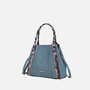MKF Collection Kenna Snake embossed Vegan Leather Women’s Tote Handbag by Mia K - 1 of 4