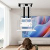 VEVOR Motorized Projector Lift, Electric Projector Lift Adjustable Height 59 in,  Hidden Projector Ceiling Mount with Remote and Wired Control, White - 2 of 4