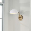 Capital Lighting Reece 1 - Light Wall Light in  Aged Brass/White - 3 of 4