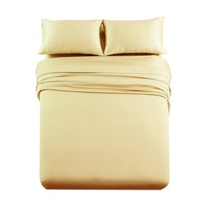 Egyptian Linens Extra Deep Pockets (22 inches) Heavyweight 1000 Thread Count Sheet Set - 1 of 4