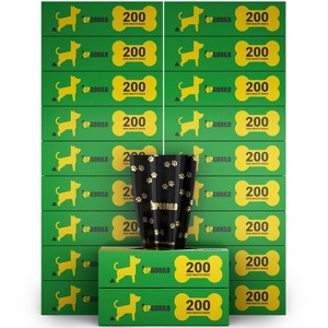Emma and Oliver 20 Roll Set of 8 x 13 Unscented Premium Pet Waste Station Bags, 4000 Extra Thick and Strong Leak Proof Dog Waste Bags - 1 of 4