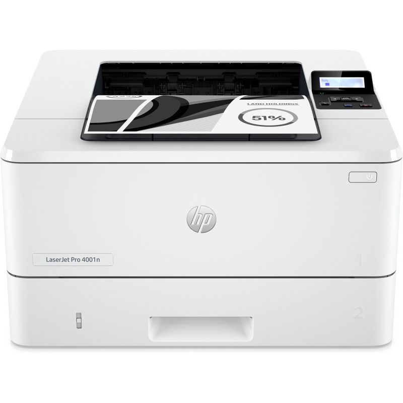 HP Inc. LaserJet Pro 4001n Laser Printer, Black And White Mobile Print Up to 80,000, 1 of 9