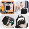 Generic Makeup Bag Large Capacity with Room for Brushes and Mirror Travel Makeup Organizer - 2 of 4