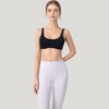 Anna-Kaci Active Women's Scoop Neck Sports Bra with Wide Straps and Seamless Design - 2 of 4