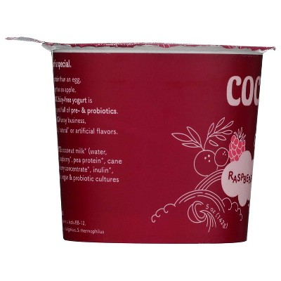 Cocojune Raspberry Coconut Yogurt - 5oz