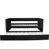 Daybed - Modern Upholstered Sofa with Trundle for Bedroom or Guest Room, Space-Saving Twin Bed Frame - 3irtyhousy - 3 of 4