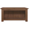 vidaXL Coffee Table 26.8 in.x26.8 in.x13 in. Solid Teak Wood - 4 of 4
