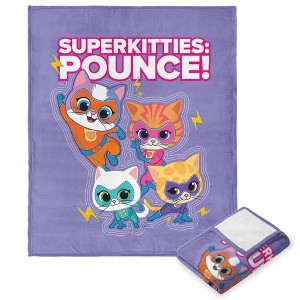 Disney Superkitties Pounce Silk Touch Throw Blanket 50x60 Inches - 1 of 4