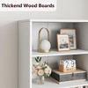 71.4" Tall Bookcases and Bookshelves, Farmhouse Bookshelf, Industrial Large Bookcase with Doors and Open Shelves, 6 Tier Freestanding - 4 of 4