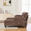 SeaCamel U-shaped Sectional Sofa 103.5" Chenille Fabric Couch with Dual Chaise Lounges, Storage Pockets and Armrest Pillows for Living Room - 3 of 4