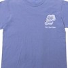 Pabst Blue Ribbon Skeleton With Beer Can & Flag Adult Periwinkle Crew Neck Short Sleeve T-shirt - 2 of 4