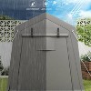 GustoWave Outdoor Portable Storage Shed, Carport Tent for Motorcycle, Bike - 3 of 4