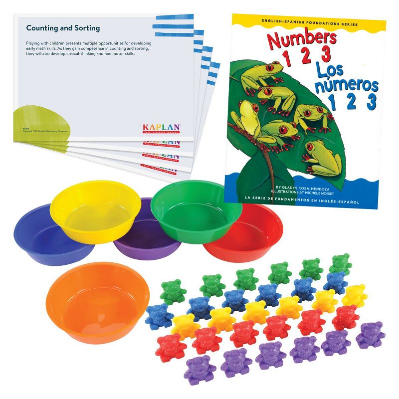 Kaplan Early Learning Counting and Sorting Learning Kit  - Bilingual, 1 of 6