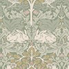 William Morris Brother Rabbit Sage Wallpaper - 4 of 4