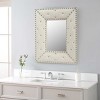 GlasFlength Decorative Wall Mirrors Rectangular Accent Mirror Wall Mirror Polished Mirror Decorative Mirror for Living Room, White, 21"*2.2"*26" - 3 of 4