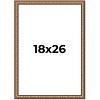 PosterPalooza | Slim Profile Gold Picture Frame - UV Acrylic, Foam Board Backing, Hanging Hardware - 2 of 4